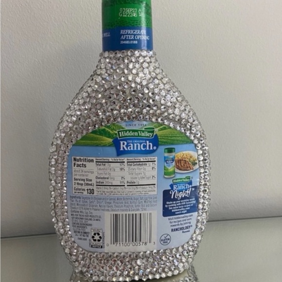 Hidden Valley Ranch Bottle with Rhinestones - Picture 2 of 2